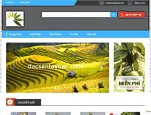Tablet Screenshot of dacsantaybac.com